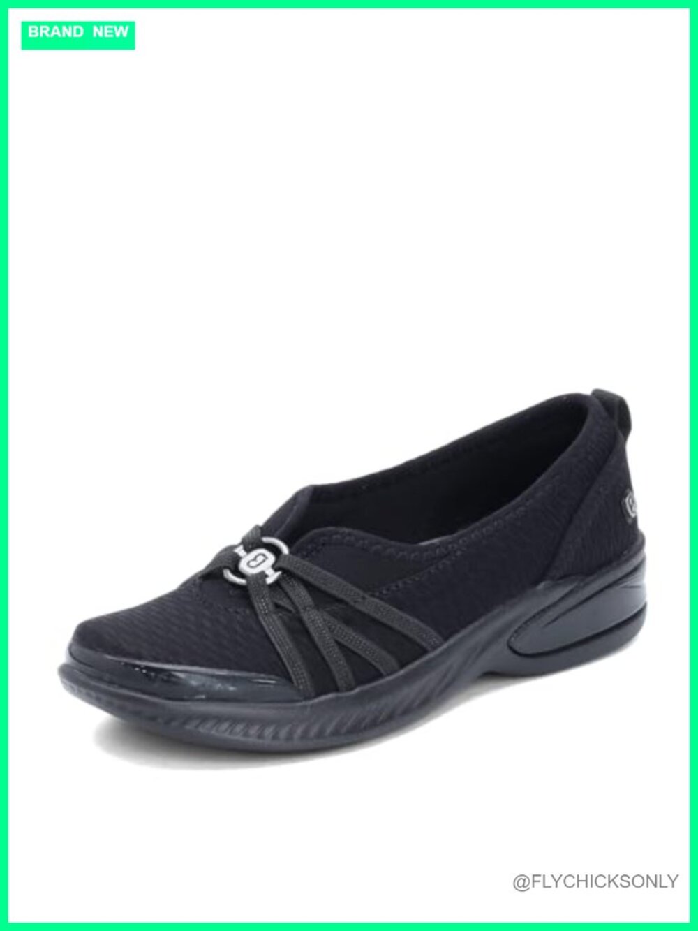 Women's Comfort Slip On Ballet Flat Stretch Washable Casual Shoe
